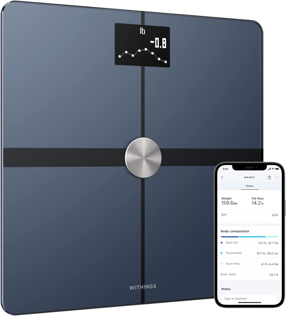 Weight scale with smart readings